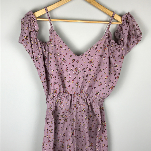 Blue Rain Lavender Floral Mini Dress - Picture 3 of 3